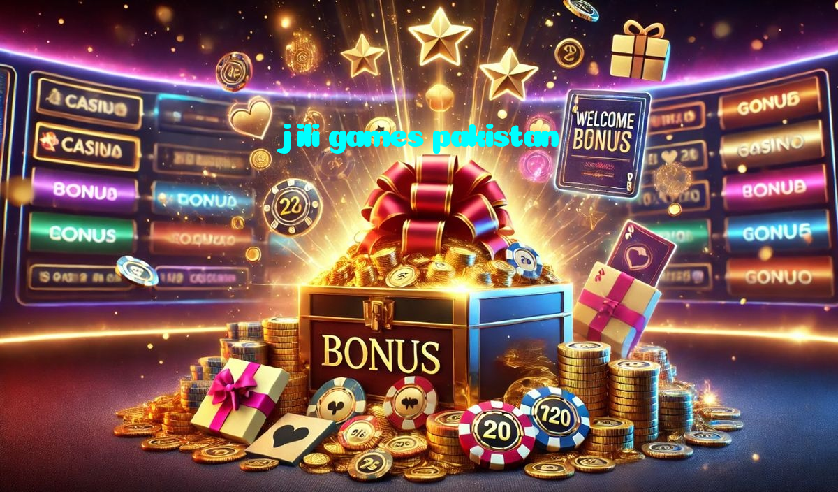 jili games pakistan casino presented on mobile device in Pakistan with slots and live games